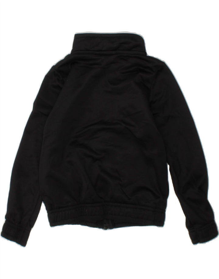 PUMA Girls Graphic Tracksuit Top Jacket 2-3 Years Black Polyester Vintage Puma and Second-Hand Puma from Messina Hembry 