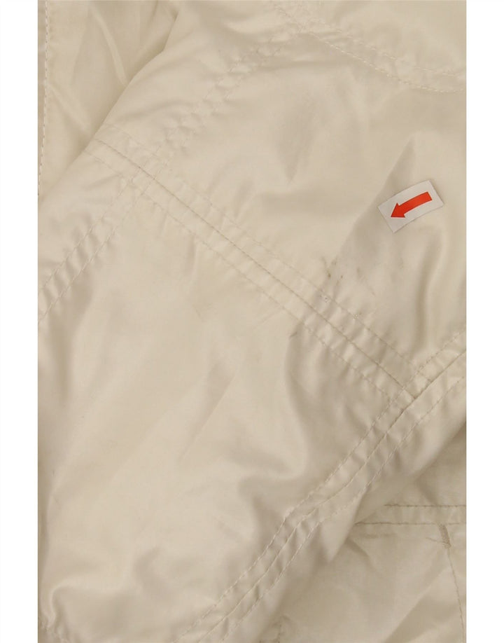 AUSTRALIAN L'ALPINA Womens Padded Jacket IT 44 Medium Off White Nylon Vintage AUSTRALIAN L'ALPINA and Second-Hand AUSTRALIAN L'ALPINA from Messina Hembry 
