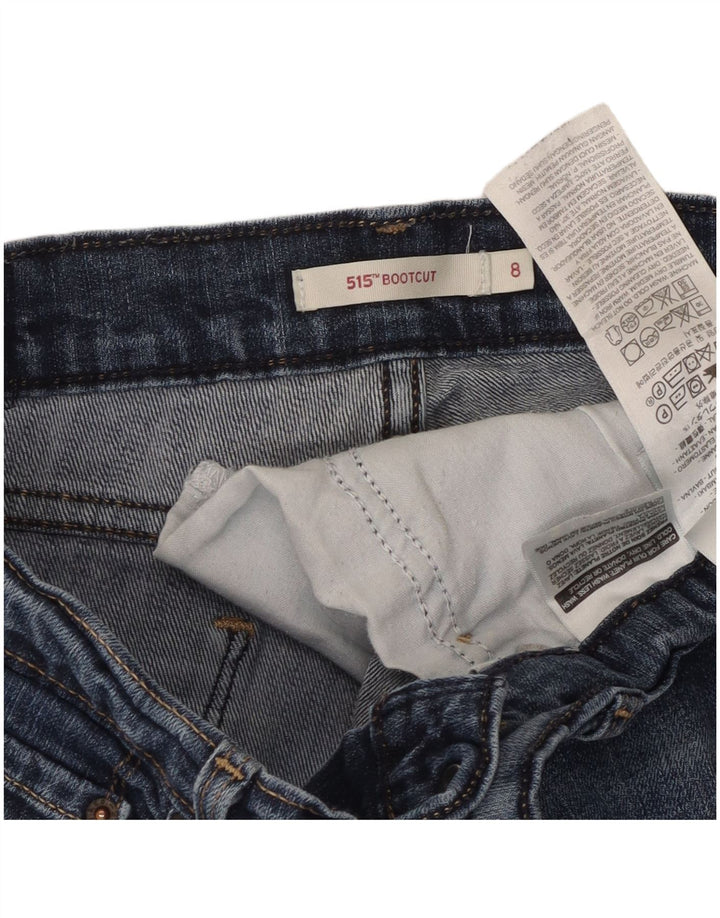 Levi's Womens 515 Bootcut Jeans US 8 Medium W30 L29 Blue Cotton