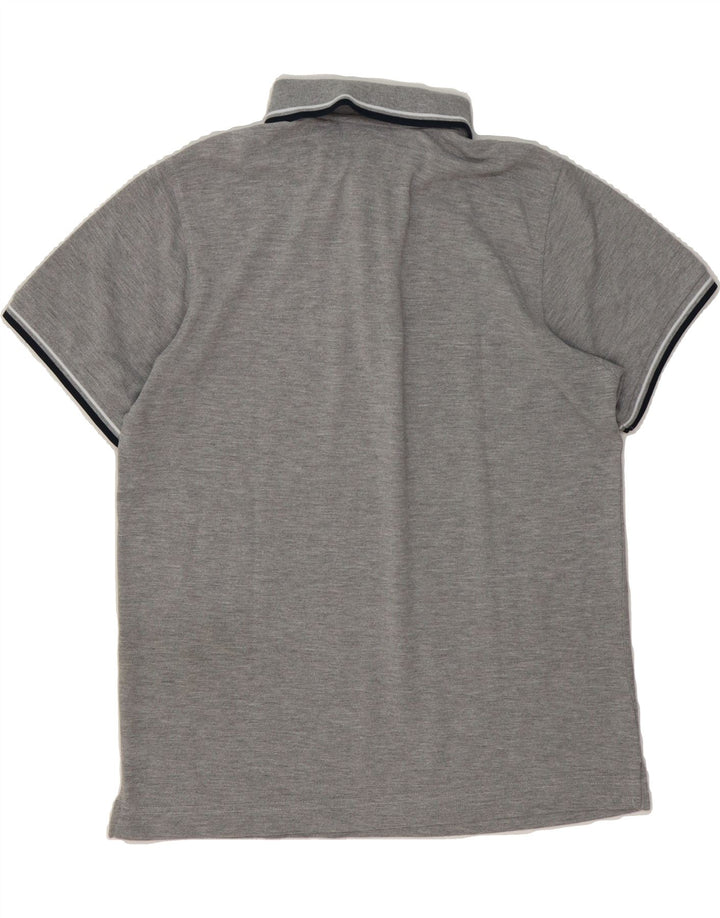 LOTTO Mens Polo Shirt Medium Grey Vintage Lotto and Second-Hand Lotto from Messina Hembry 