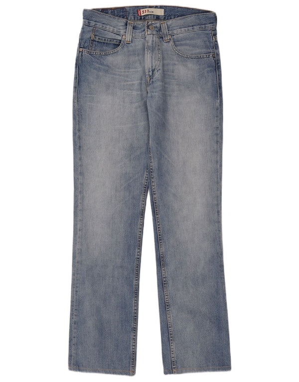 Levi's Damen 511 Slim Jeans W31 L32 Blau