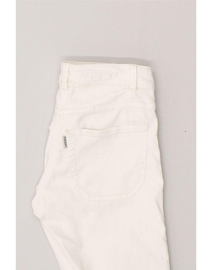 JECKERSON Boys Graphic Straight Jeans 9-10 Years W26 L24 White Cotton | Vintage Jeckerson | Thrift | Second-Hand Jeckerson | Used Clothing | Messina Hembry 