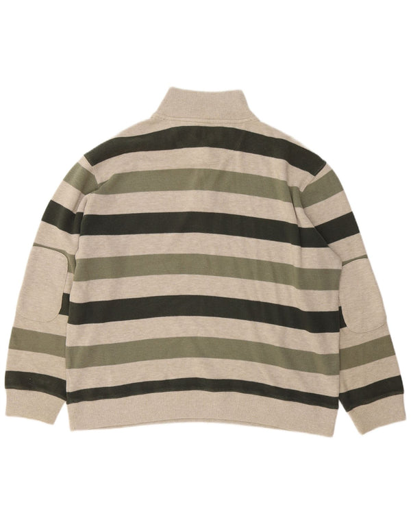 Marks & Spencer muški pulover s izrezom i patentnim zatvaračem, veliki kaki