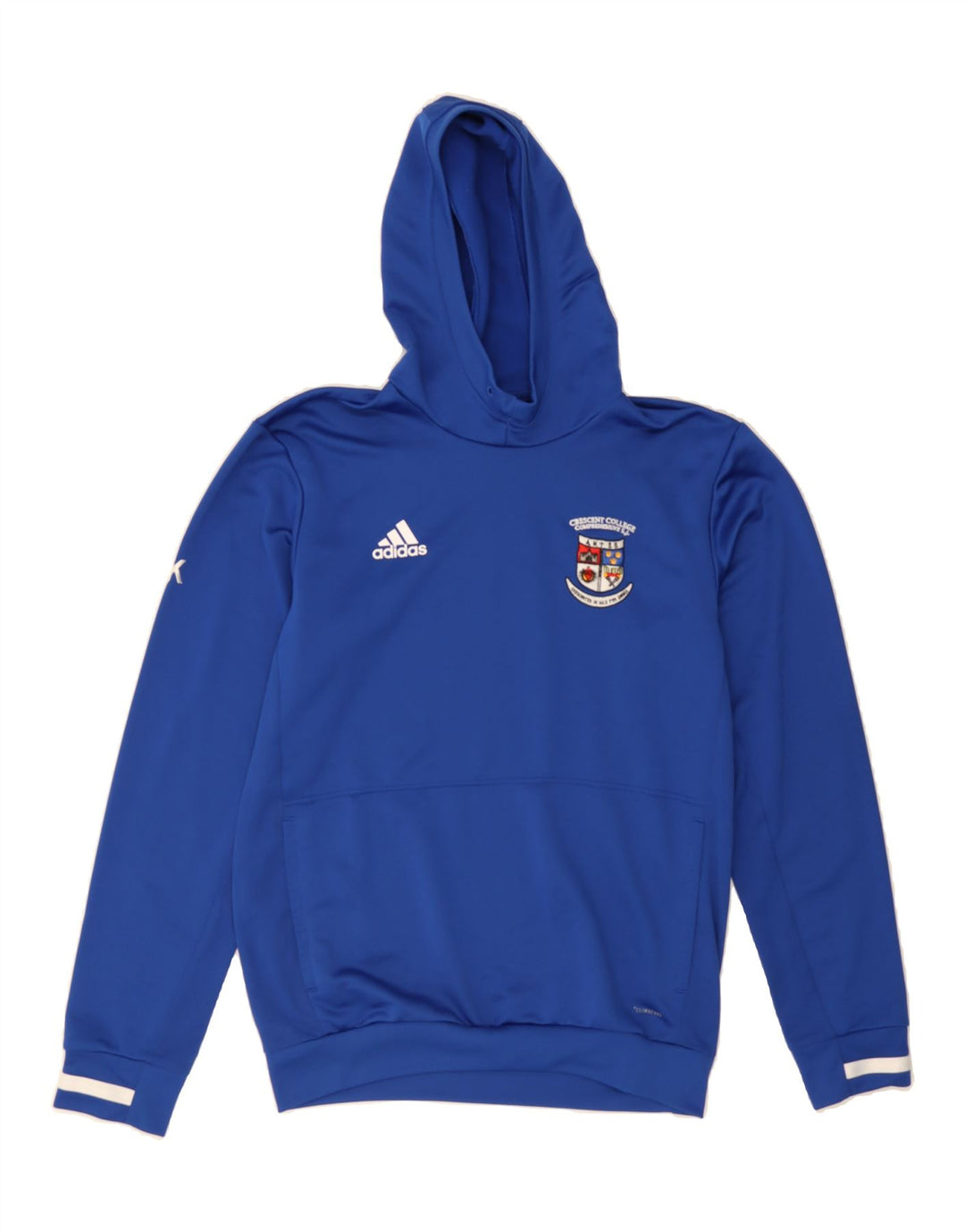 ADIDAS Mens Climacool Hoodie Jumper Medium Blue Polyester Vintage Adidas and Second-Hand Adidas from Messina Hembry 