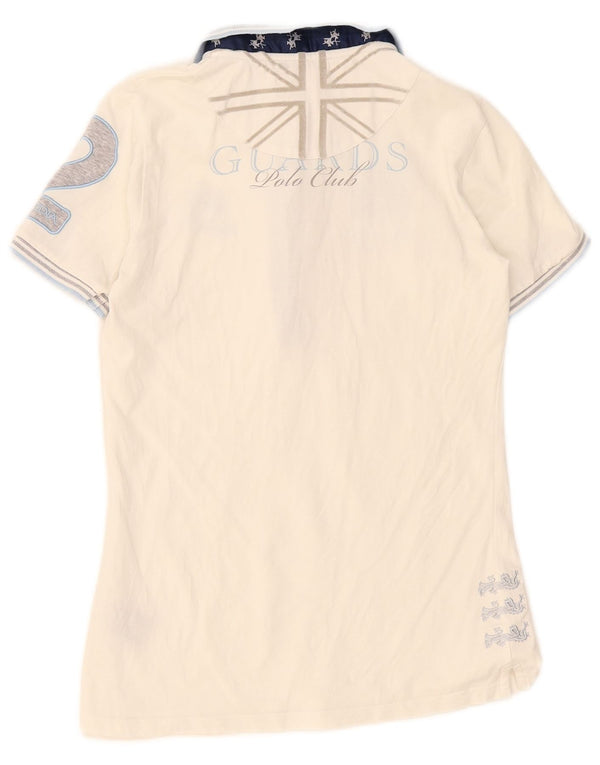 La Martina Polo Graphique Femme US 1 XS Blanc Colorblock