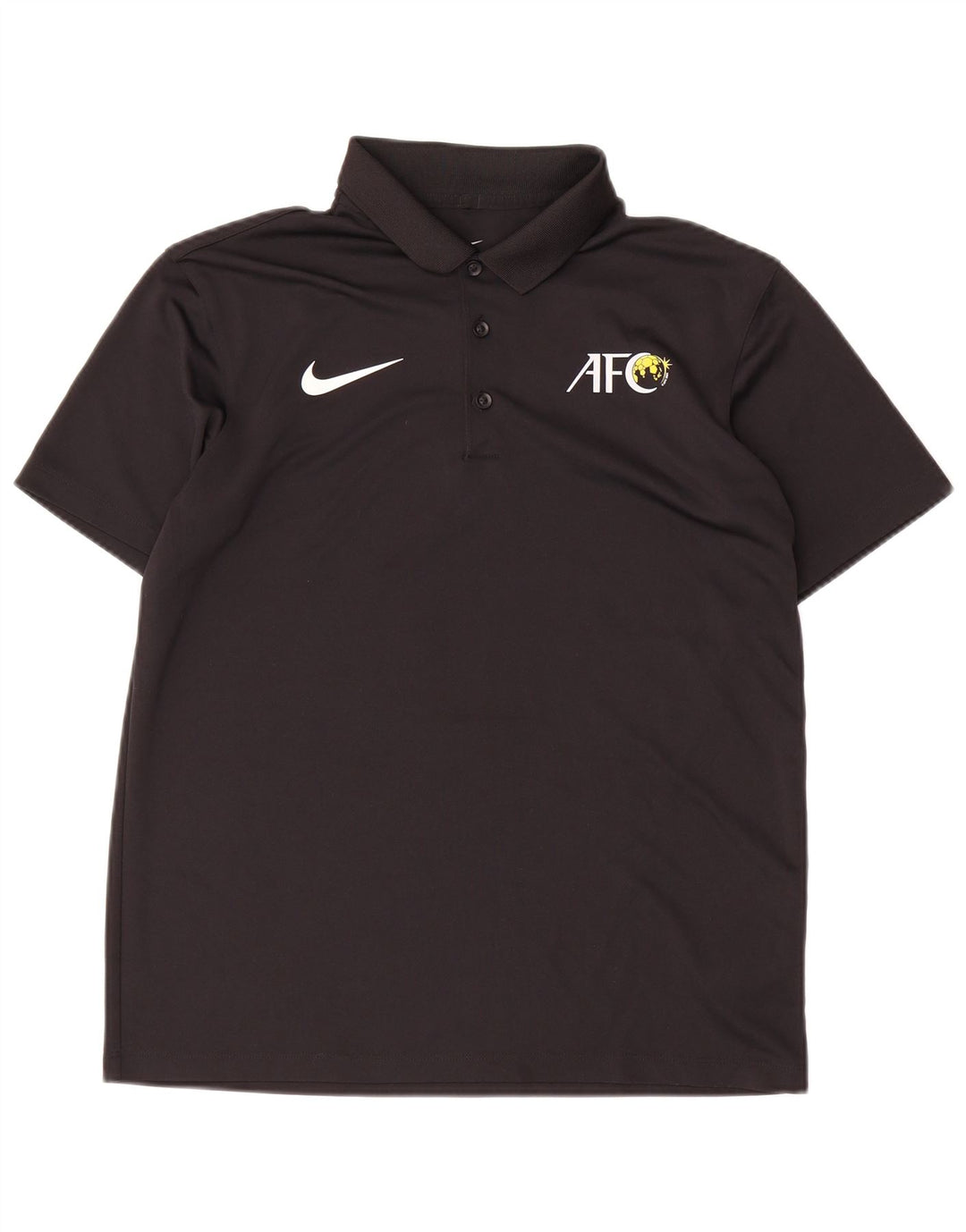 Nike Polo graphique homme noir moyen polyester