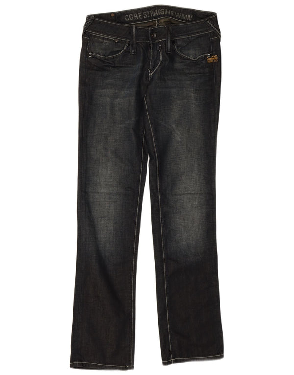 G-Star Damen Straight Jeans W28 L32 Marineblaue Baumwolle