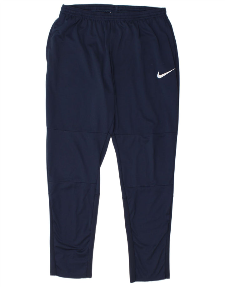 Nike Pantalon de survêtement pour homme Large Bleu marine Polyester