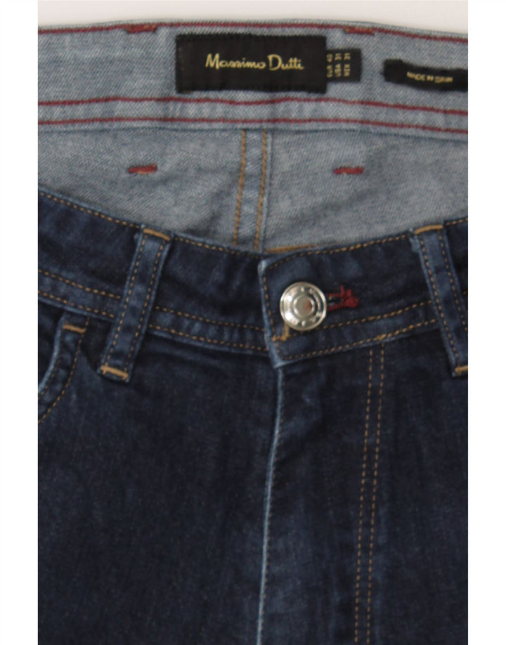 MASSIMO DUTTI Womens Slim Jeans EU 40 Medium W32 L28 Navy Blue Cotton Vintage Massimo Dutti and Second-Hand Massimo Dutti from Messina Hembry 