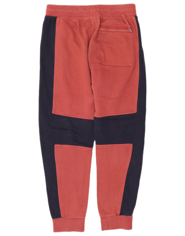 Nike Damen-Trainingshose, Jogginghose, UK 14, Mittelrot, Colourblock-Baumwolle