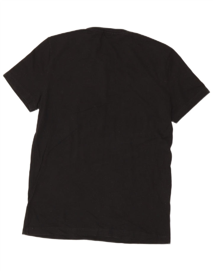 Lacoste Mens Regular Fit T-Shirt Top Size 4 Medium Black Cotton