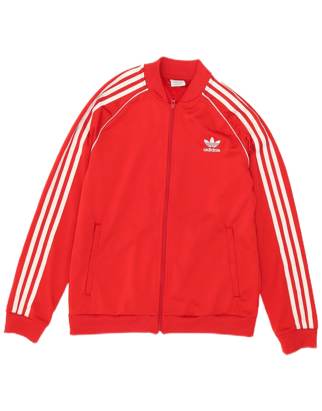 Adidas Mädchen-Trainingsanzug-Top-Jacke, 13–14 Jahre, rotes Polyester