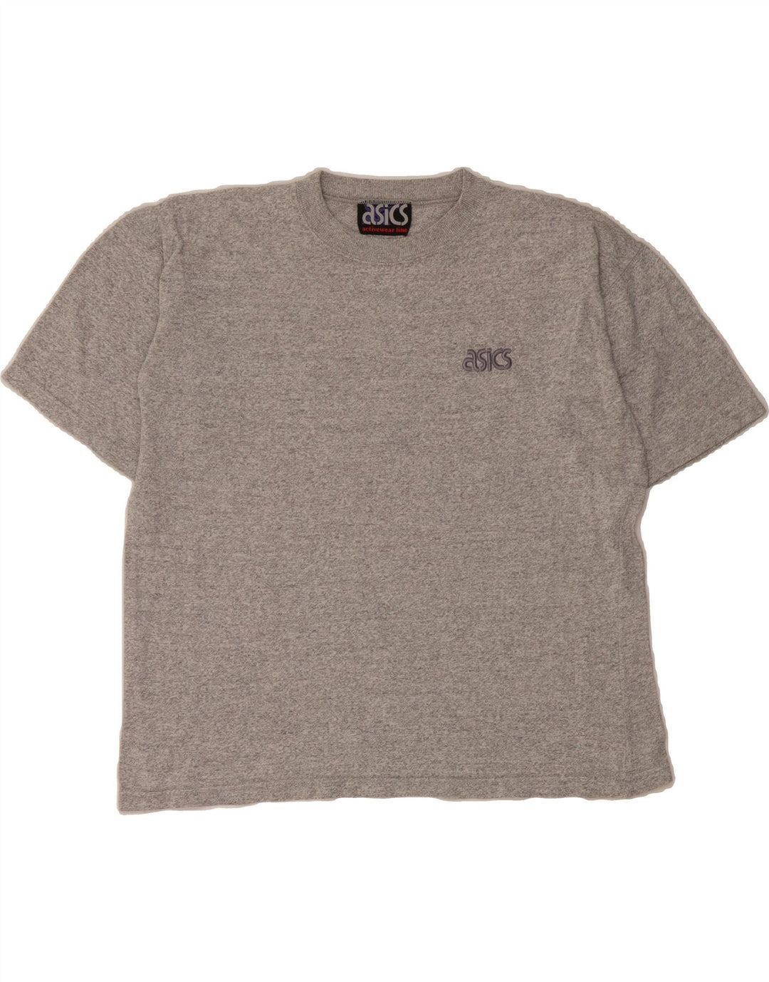 ASICS Womens T-Shirt Top UK 16 Large Grey Vintage Asics and Second-Hand Asics from Messina Hembry 