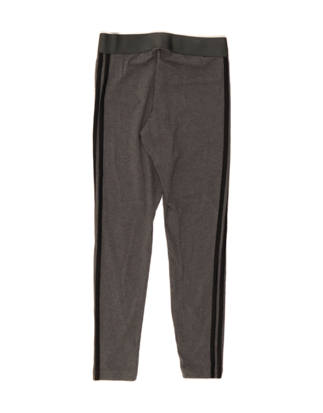 ADIDAS Womens Leggings UK 12/14 Medium  Grey Cotton Vintage Adidas and Second-Hand Adidas from Messina Hembry 