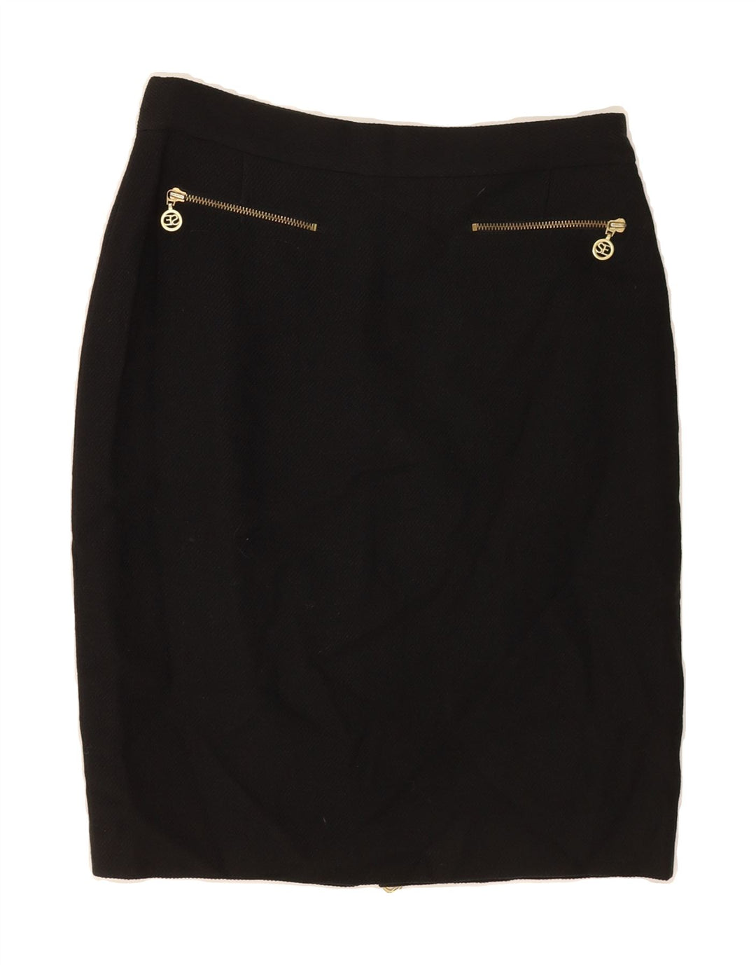 ST. EMILE Womens Pencil Skirt W30 Medium Black Virgin Wool Vintage ST. Emile and Second-Hand ST. Emile from Messina Hembry 