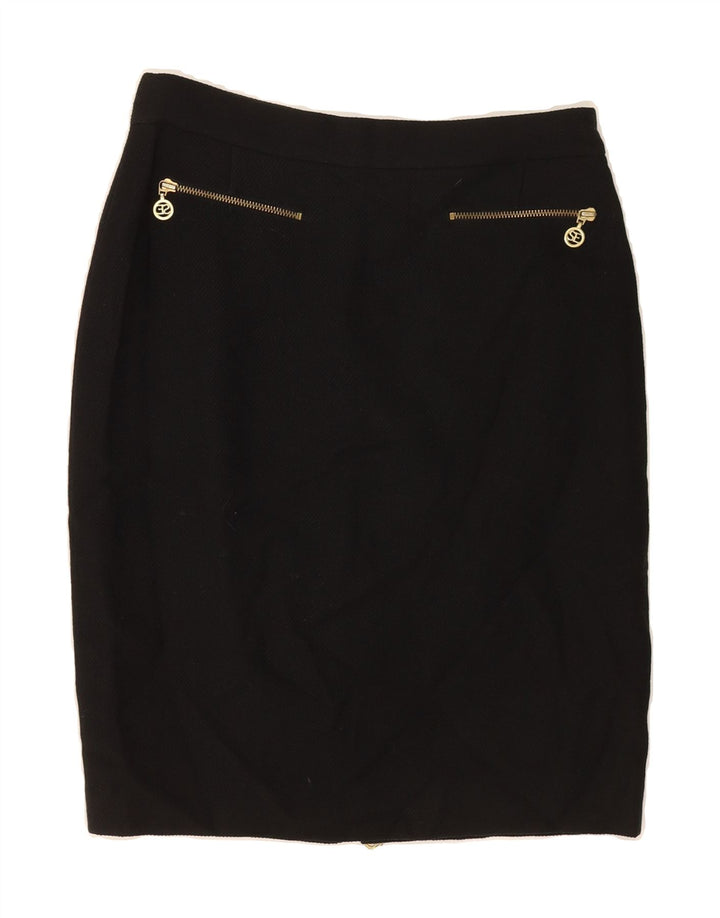 ST. EMILE Womens Pencil Skirt W30 Medium Black Virgin Wool Vintage ST. Emile and Second-Hand ST. Emile from Messina Hembry 