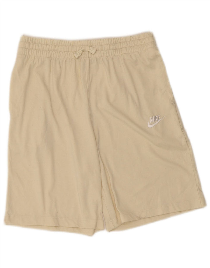Nike Boys Sport Shorts 13-14 Years XL Beige Polyester