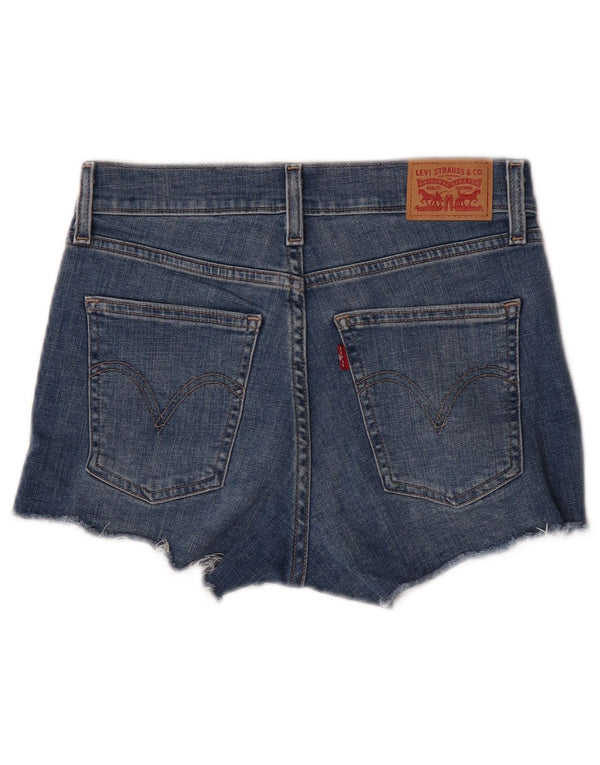 Levi's Damen Distressed Denim Shorts W26 Small Blau