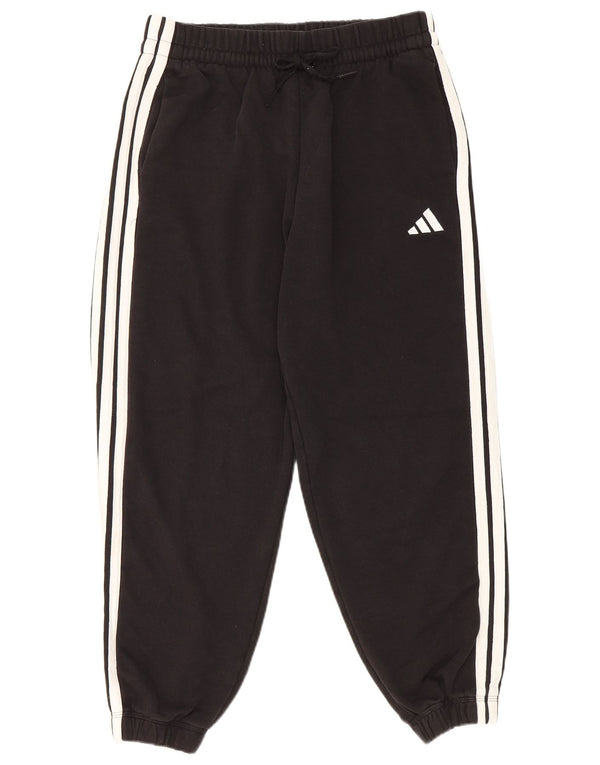 Adidas Damen Trainingshose Jogger UK 12/14 Mittelschwarze Baumwolle