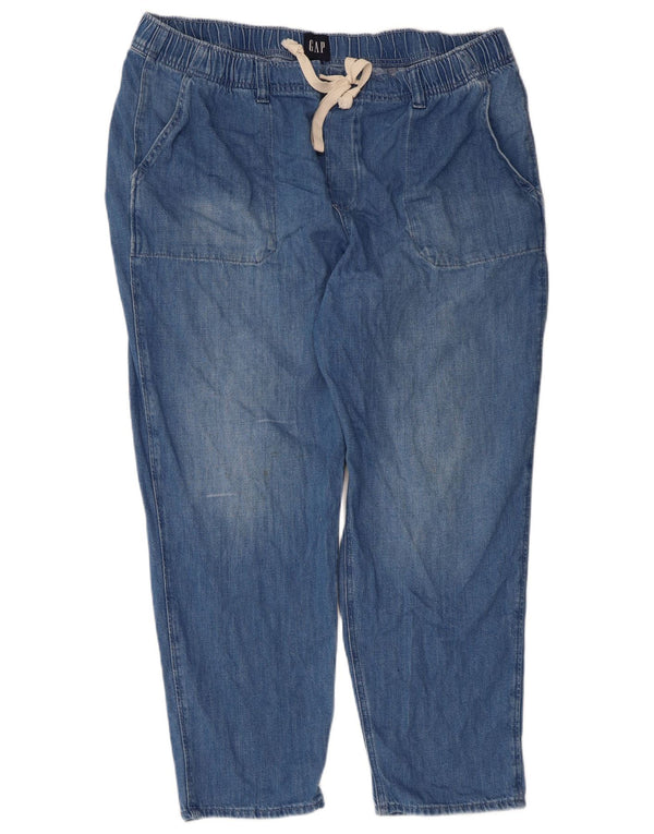 Gap Dame Løse Jeans 2XL W36 L28 Blå Bomuld