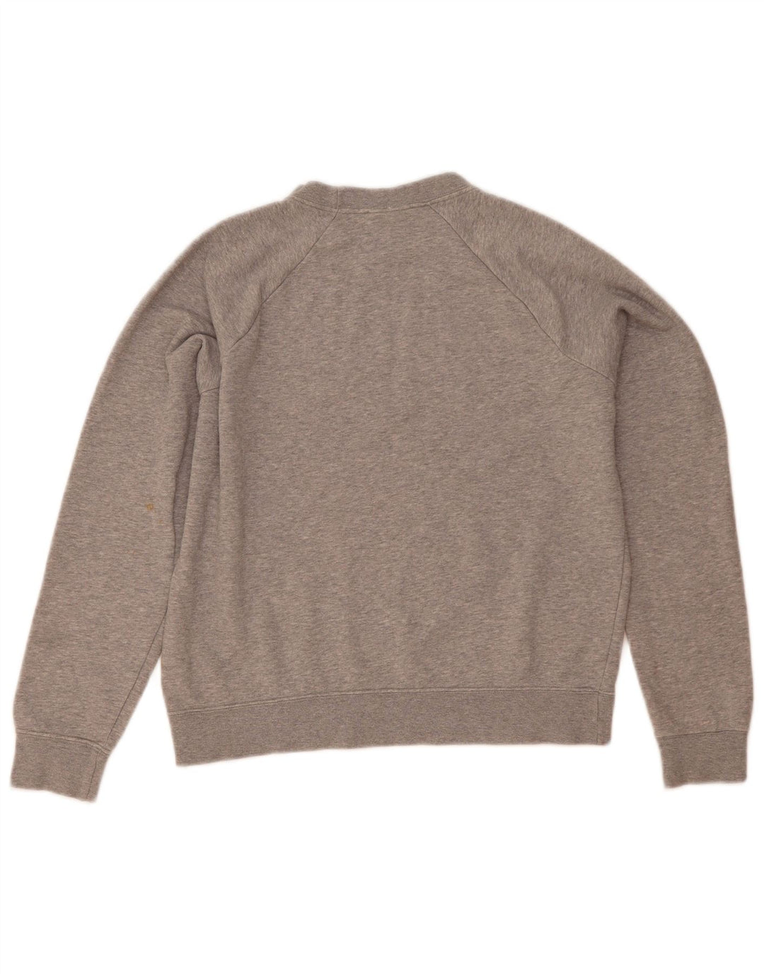 Nike Womens Oversized Graphic Sweatshirt Jumper UK 10 Small Grey Flecked