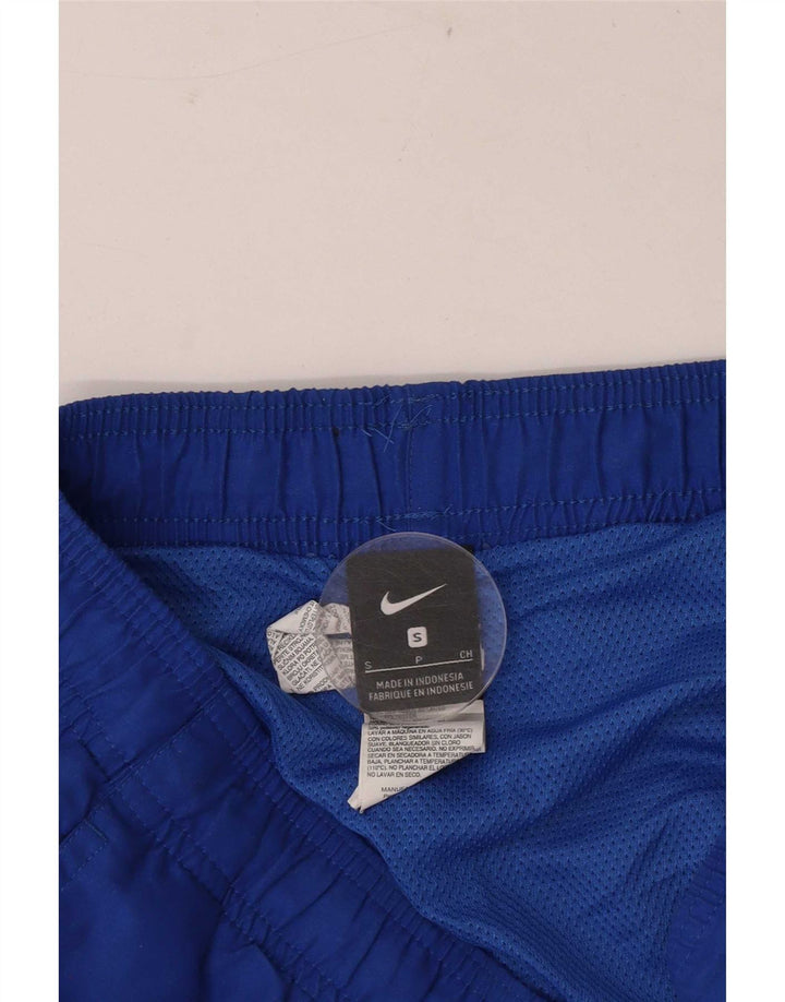 Nike Mens Graphic Regular Sport Shorts Small  Blue Polyester Sports
