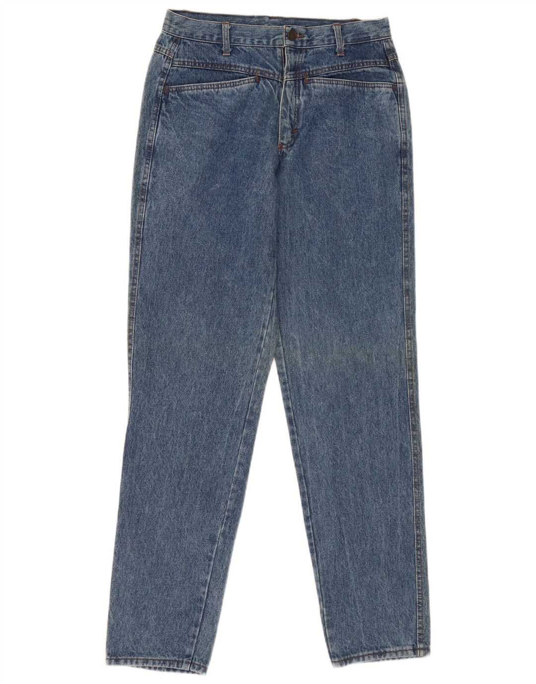 Vintage Damen Slim Jeans W30 L33 Blau