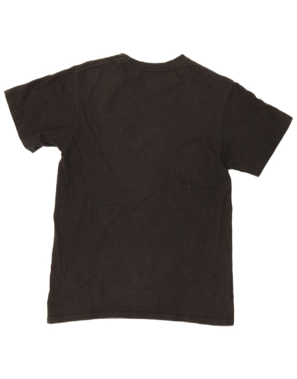 Hard Rock Cafe Herre Barcelona Grafisk T-Shirt Top Lille Sort Bomuld