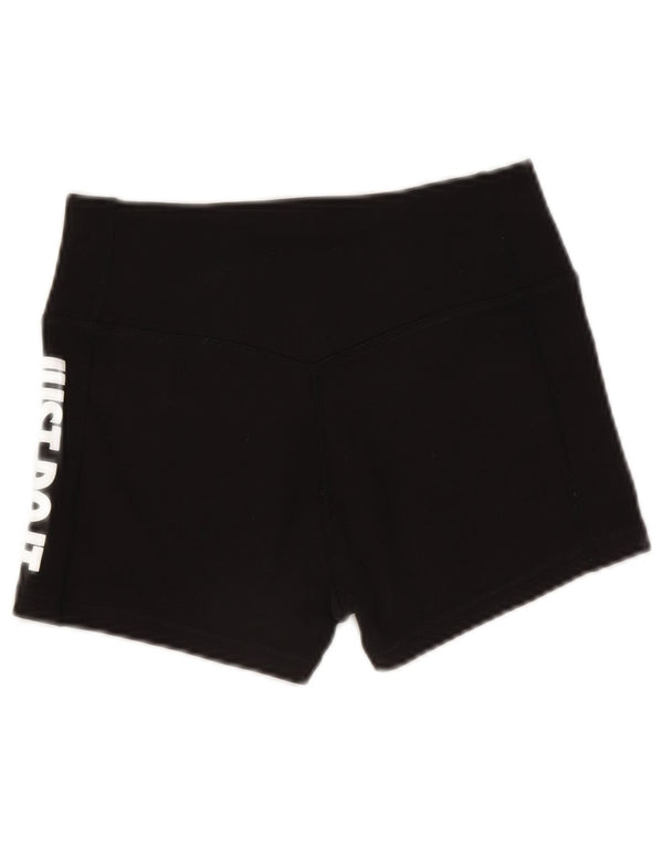 Damskie spodenki sportowe Nike Dri Fit Graphic UK 10, małe, czarne, bawełniane