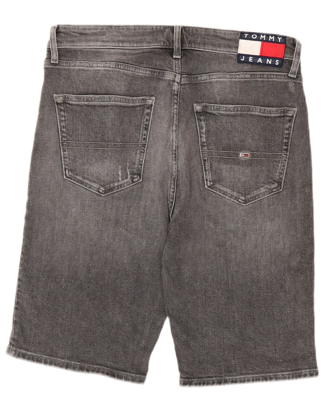 Tommy Hilfiger Mens Denim Shorts W32 Medium Grey Cotton