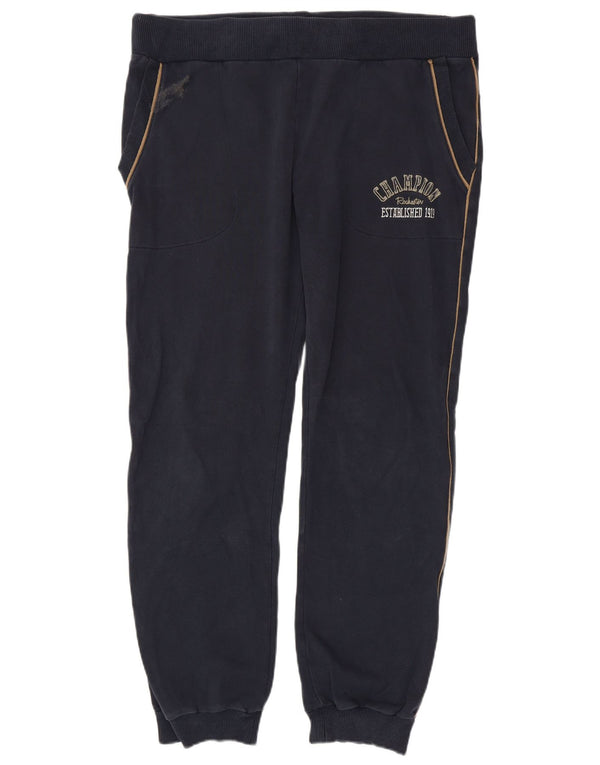 Champion Pantalon de Survêtement Graphique Homme Joggers XL Bleu Marine Coton