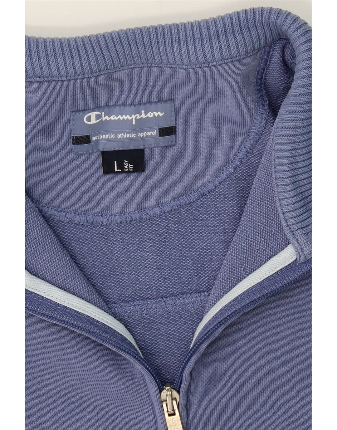 CHAMPION Womens Tracksuit Top Jacket UK 16 Large Blue Colourblock Vintage Champion and Second-Hand Champion from Messina Hembry 