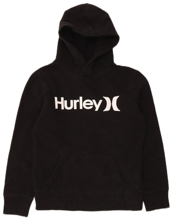 Hurley Boys majica s kapuljačom s kapuljačom, 10-11 godina, crni pamuk