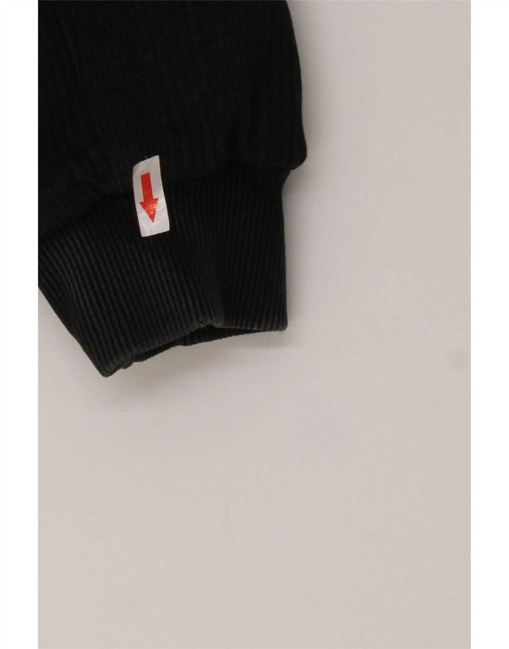 Carhartt Womens Hooded Bomber Jacket UK 6 XS Black Check Polyester