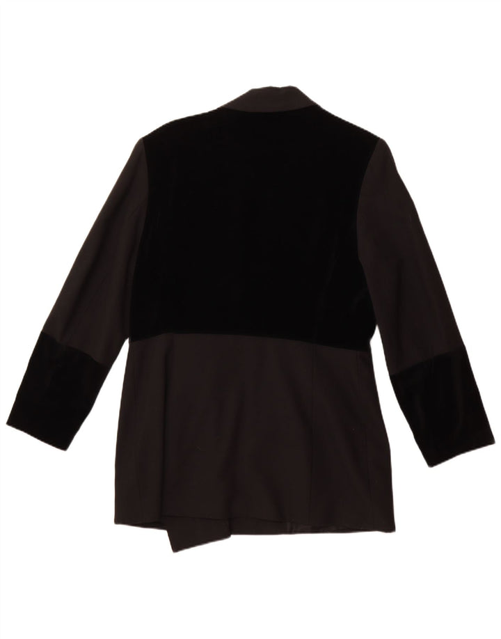 Giacca blazer lunga da donna Apart UK 14 poliestere nero medio
