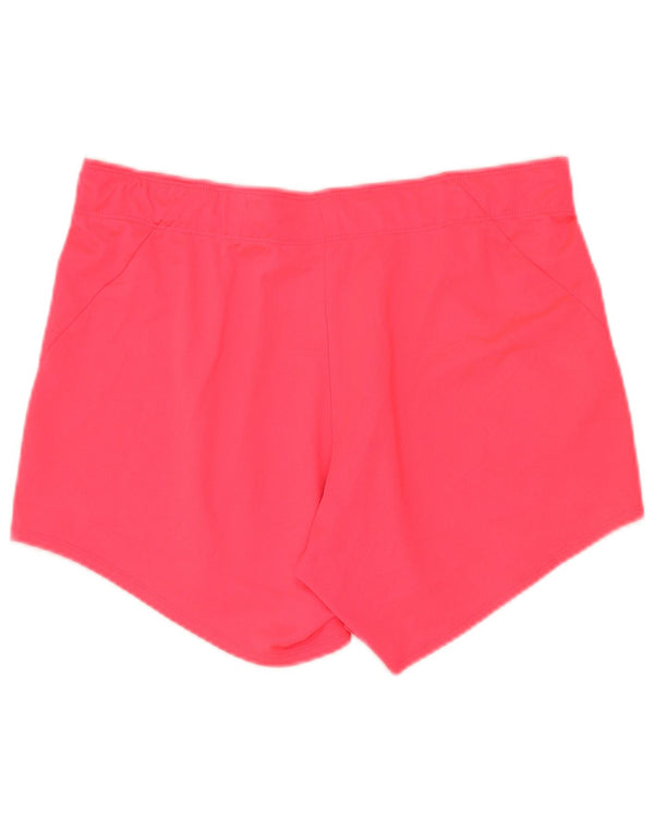 Pantaloncini sportivi Nike da donna Dri Fit UK 14 poliestere rosa medio