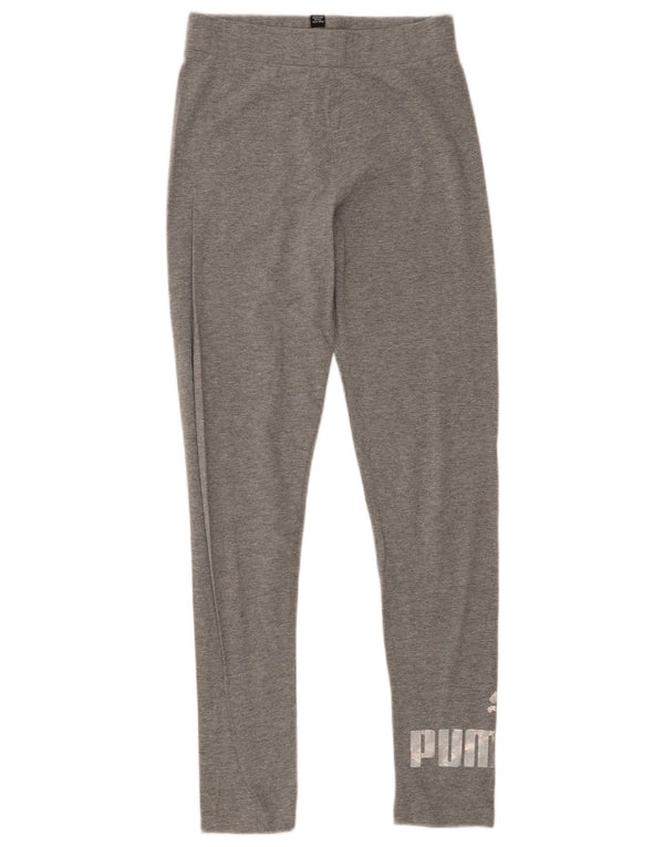 Leggings Puma Menina Graphic 15-16 Anos Cinzento Algodão