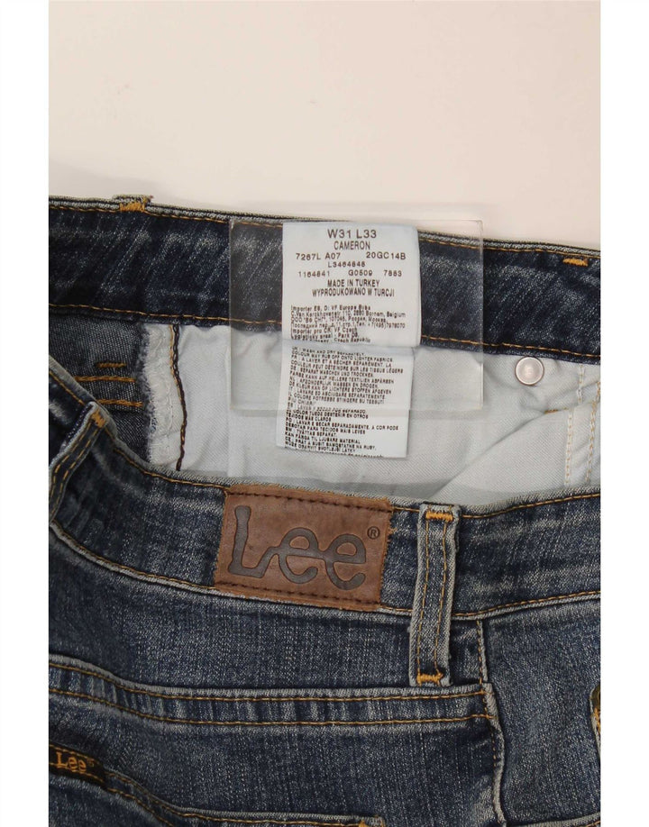Lee Womens Cameron Straight Jeans W31 L29 Blue Cotton