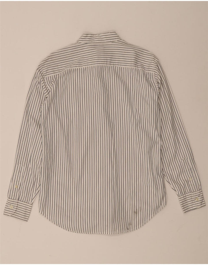 Ralph Lauren Womens Shirt US 6 Medium White Striped Cotton
