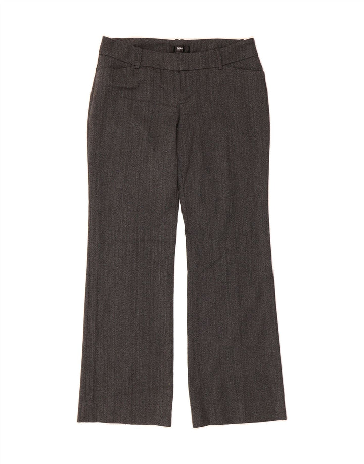 MOSSIMO Womens Casual Trousers US 10 Large W34 L32 Grey Herringbone Vintage Mossimo and Second-Hand Mossimo from Messina Hembry 
