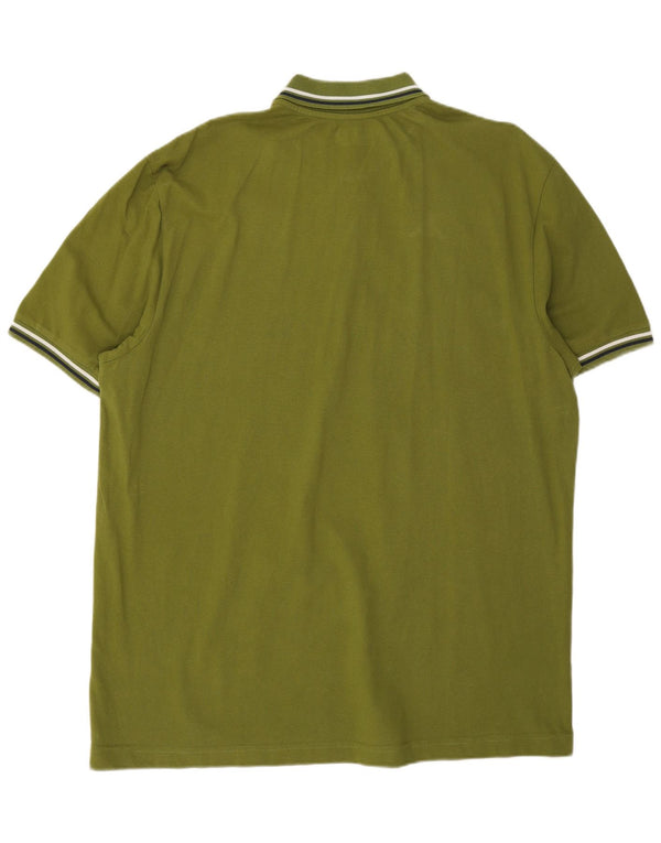Kappa Polo Homme 3XL Kaki Rayé