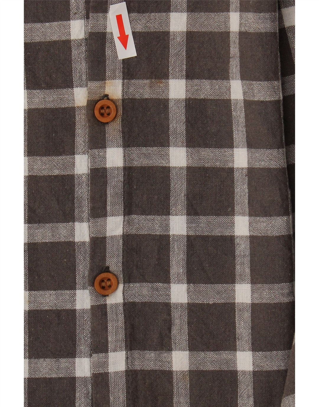 Zara Womens Short Sleeve Oversized Shirt Blouse UK 14 Medium Grey Check