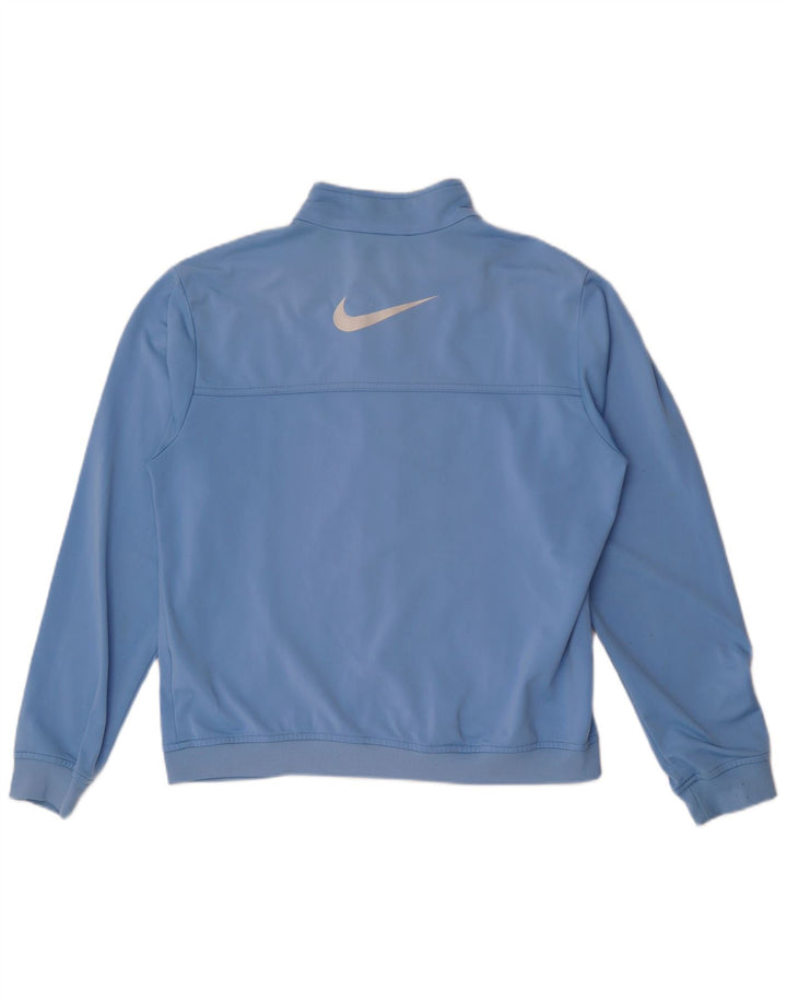 Nike Boys Graphic Tracksuit Top Jacket 13-14 Years XL Blue Polyester