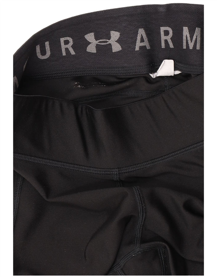 Under Armour Damen Capri-Leggings UK 10 Small Schwarz