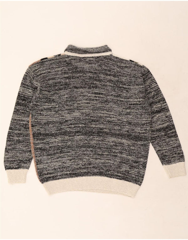 Jack Stone Mens Polo Neck Jumper Sweater IT 50 Medium Multicoloured