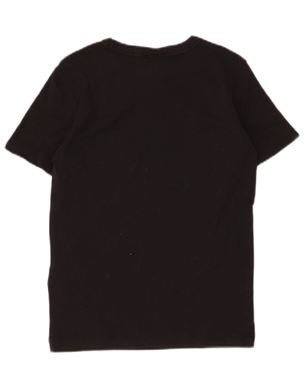 Champion Mädchen-T-Shirt mit Grafik, 9–10 Jahre, mittelschwarz, Baumwolle