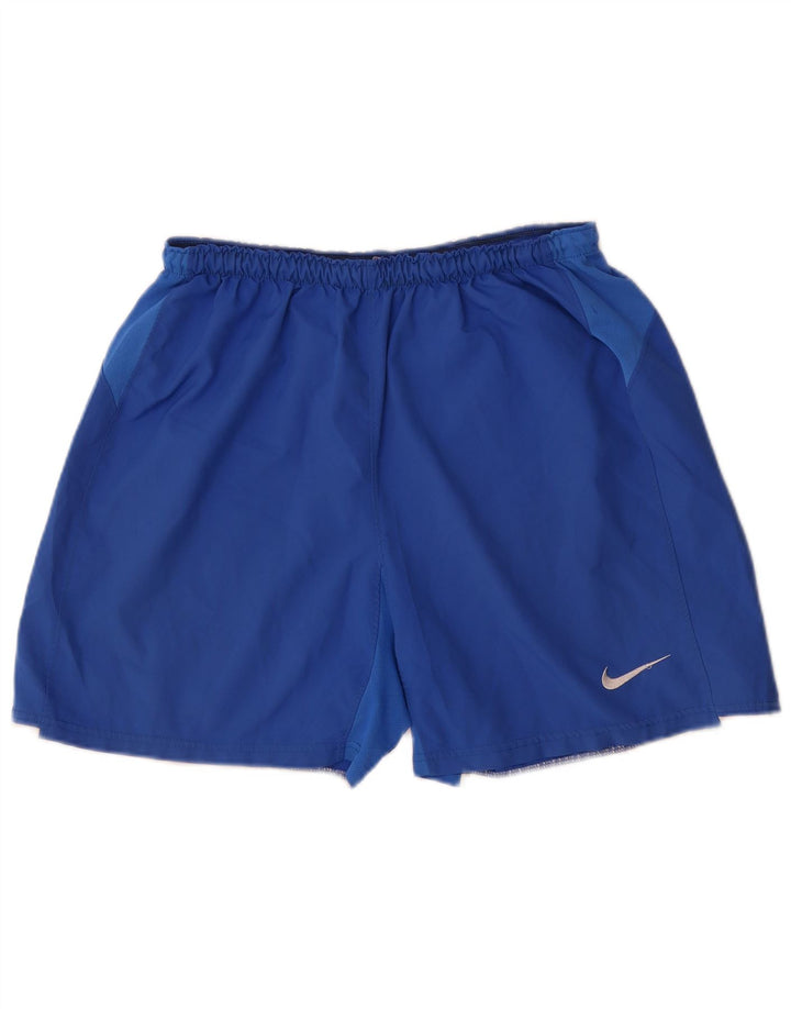 Męskie spodenki sportowe Nike, duże, niebieskie, poliestrowe