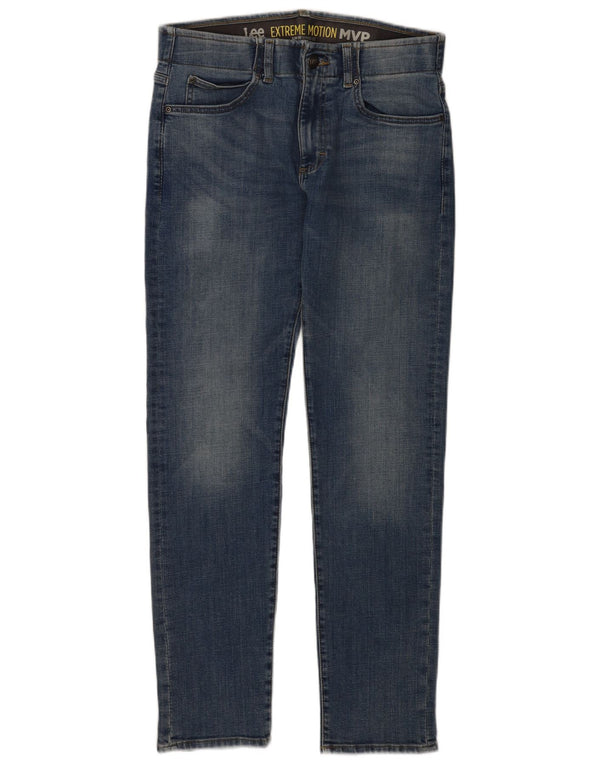 Lee Mens Extreme Motion Slim Tapered Jeans W32 L32 Μπλε βαμβακερό