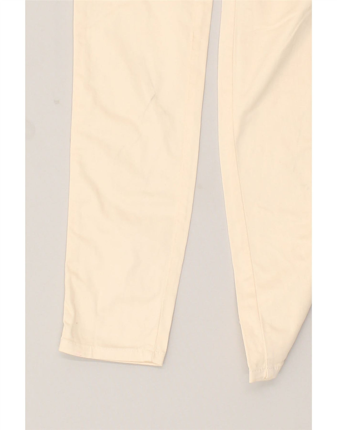MASSIMO DUTTI Womens Skinny Jeans EU 34 XS W24 L29  Off White Cotton | Vintage Massimo Dutti | Thrift | Second-Hand Massimo Dutti | Used Clothing | Messina Hembry 