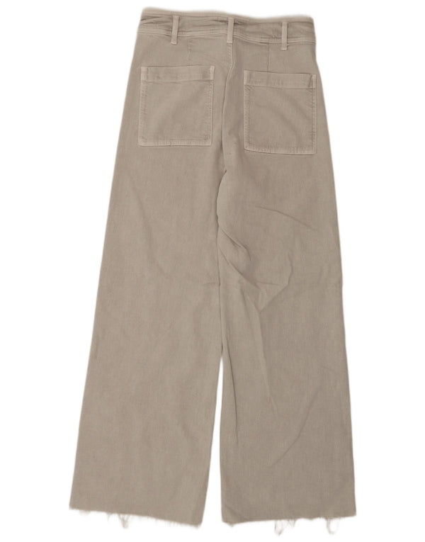 Zara Womens The Marine Jeans med høj talje og brede ben EU 40 Medium W30 L30 Grå
